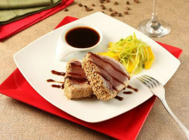 Atum Selado com Crosta de Gergilim Atum Selado com Crosta de Gergilim