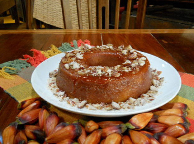 Pudim de Pinhão Pudim de Pinhão