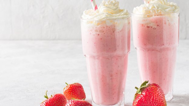 Receita De Milk Shake De Morango Chantilly Sem A C