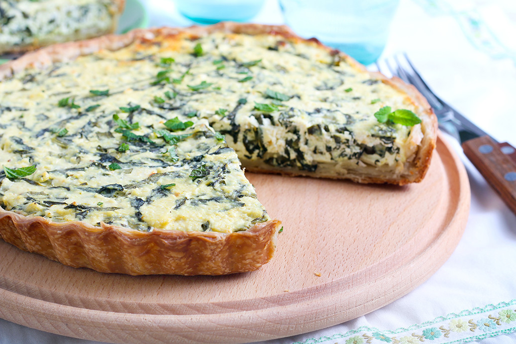 Receita De Quiche Vegana De Espinafre CyberCook