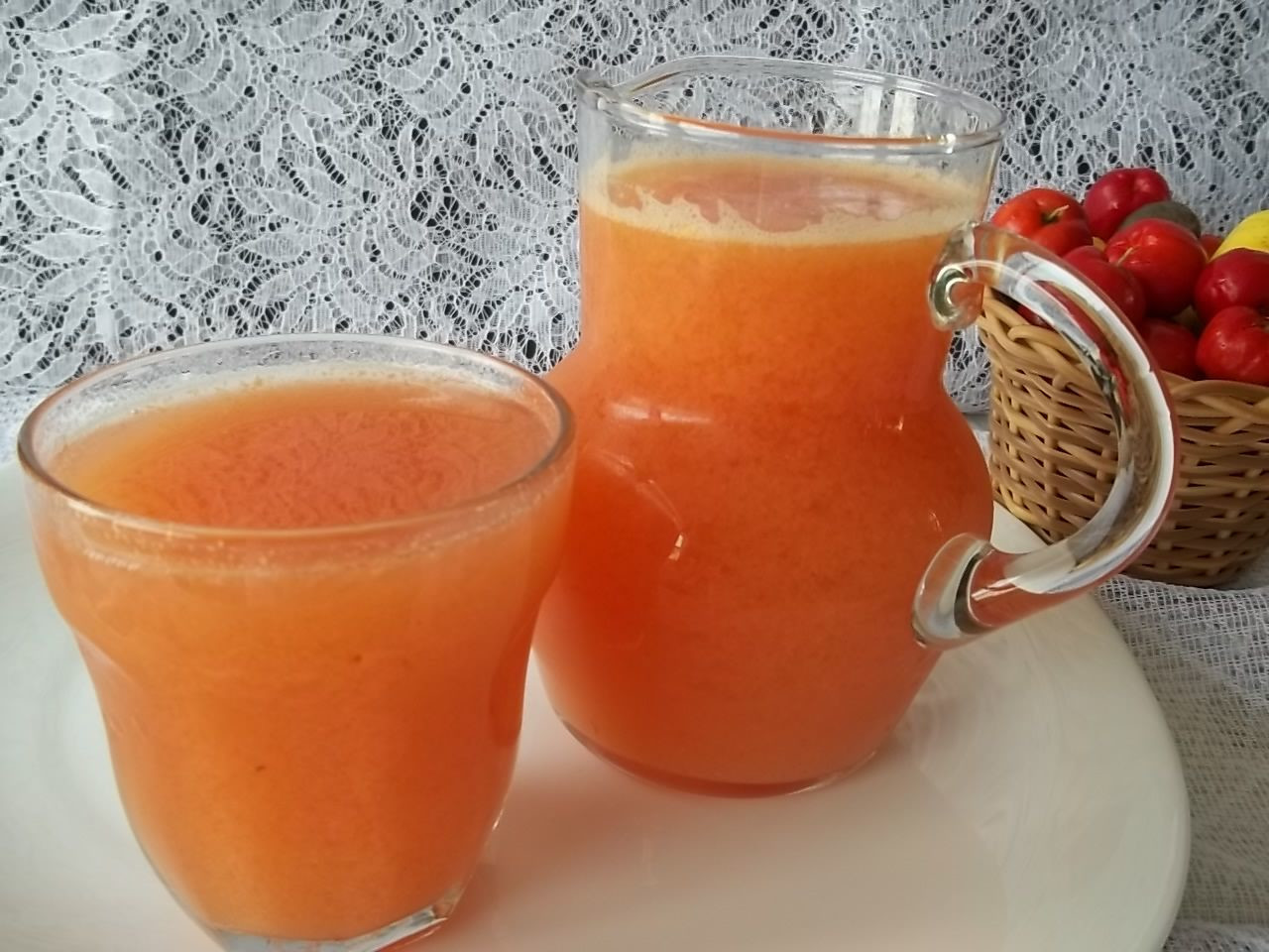 Receita De Suco De Acerola Mel E Guaran Em P Cy