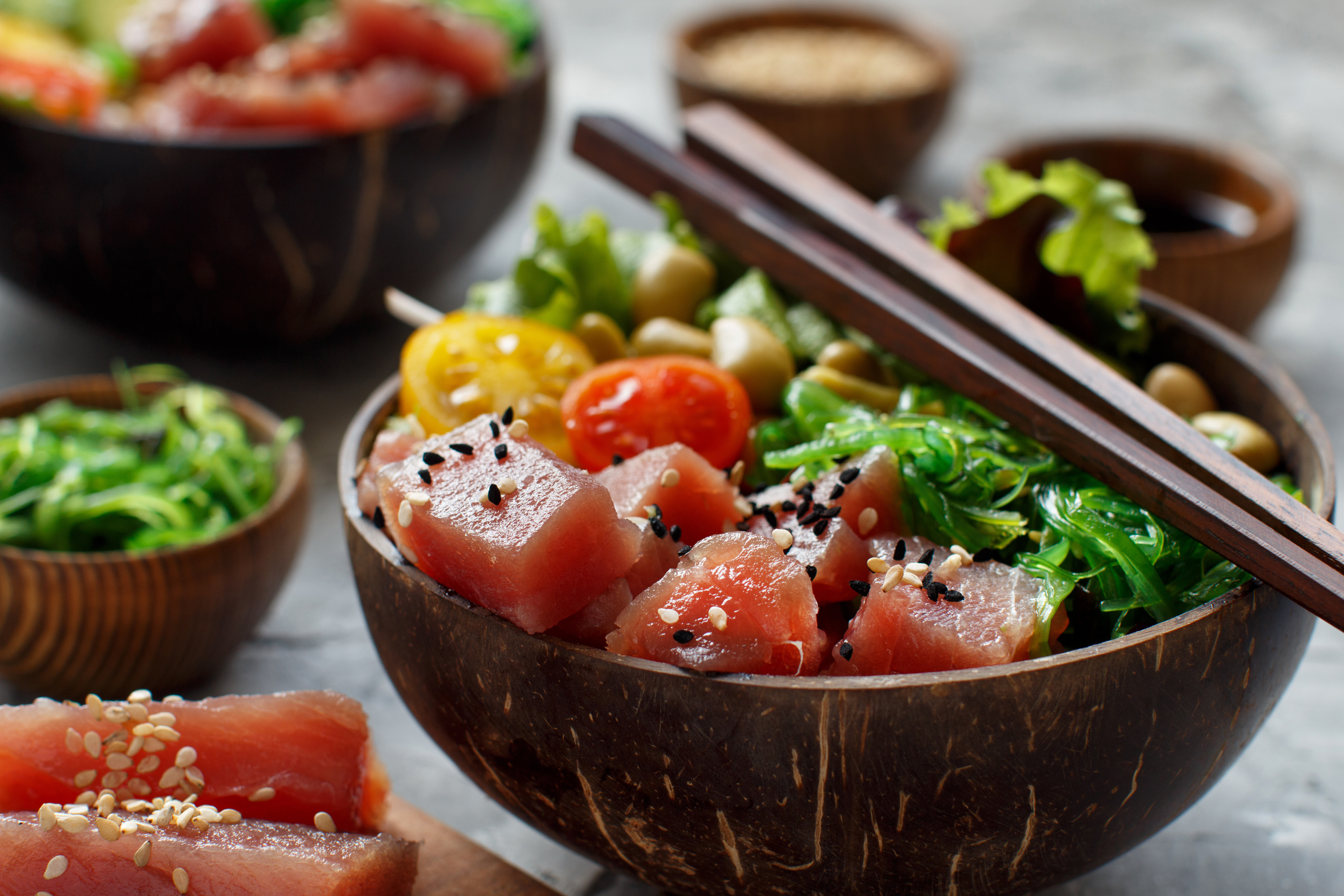 Receita de Poke Clássico de Salmão, CyberCook