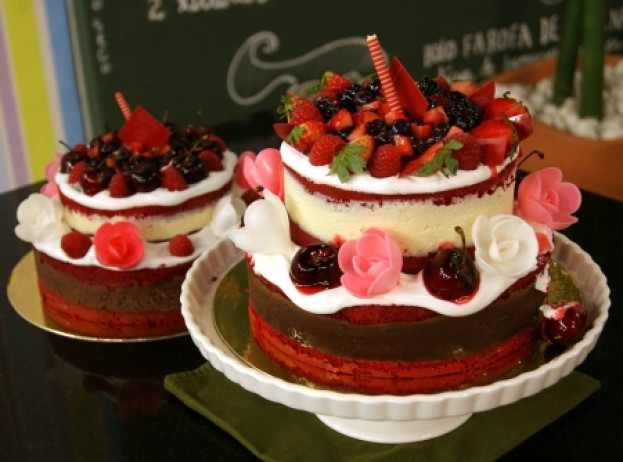 Bolo de Veludo de Natal Bolo de Veludo de Natal