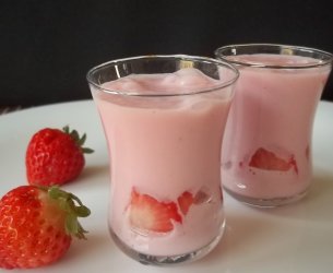 Mousse de Morango e Coco