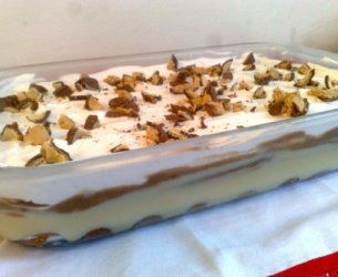 Pavê de Creme e Ganache
