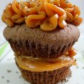 Cupcake de Chocolate com Doce de Leite