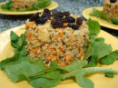 Salada de Quinoa com Mostarda e Rúcula