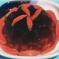 Gelatina de Cassis com Papaya