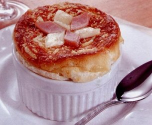 Suflê de Presunto e Queijo