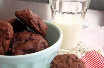 Cookies de Chocolate com Gotas de Chocolate