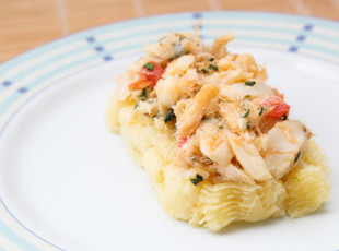 Bacalhau com Coentros e Mandioca