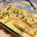 Salmão ao  Creme de Gorgonzola