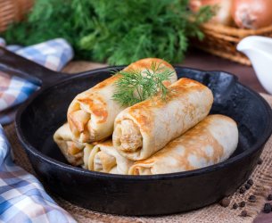Panqueca de Arroz Cozido