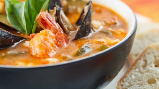 Sopa de marisco dieta