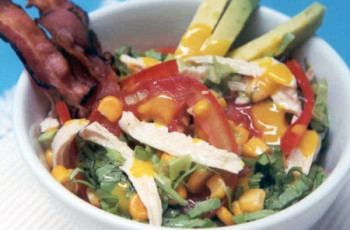 Salada de Frango com Bacon
