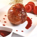 Tender ao Molho de Framboesa