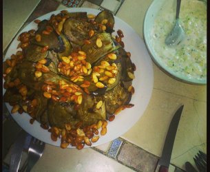Kabsa (arroz Árabe com Carne Moída Frita Temperada com Cravo)