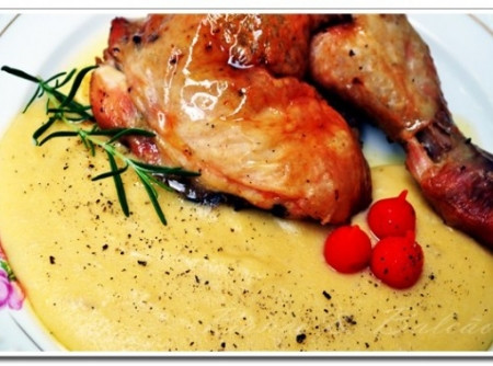 Polenta na panela de pressão Polenta na panela de pressão