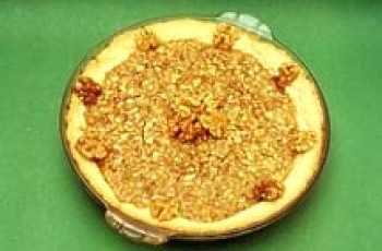 Torta de Nozes Pecã (Pecan Pie)