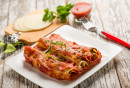 Canelones de Frango com Molho Curry