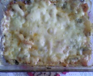 Fritada com Queijo e Salada