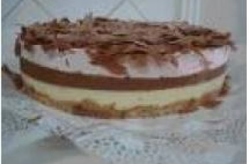 Torta Mousse de Chocolate Tricolor