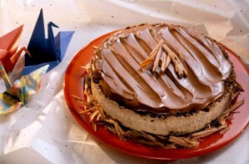 Torta Gelada de Chocolate Meio Amargo