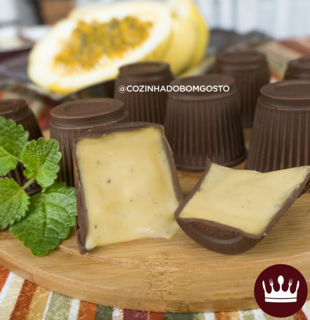 Trufa de Maracujá no Copinho Trufa de Maracujá no Copinho