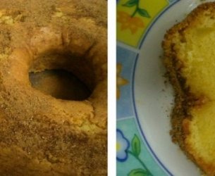 Bolo de Fubá com Goiabada e Canela Bolo de Fubá com Goiabada e Canela
