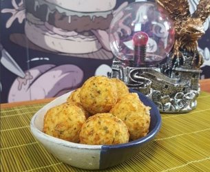 Bolinho de Arroz e Batata com Queijo