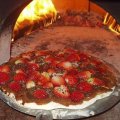 Pizza de Morango com Chocolate