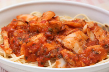 Bacalhau com Espaguete