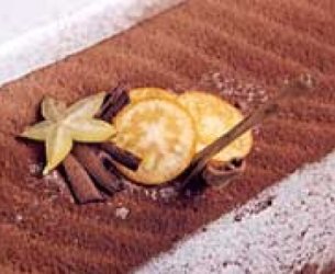 Sorvete de Castanhas com Cobertura de Chocolate