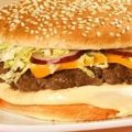Sanduíche de hambúrguer de picanha