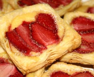 Folhadinhos de Morango