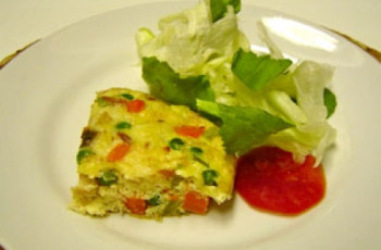 Omelete de Forno com Legumes