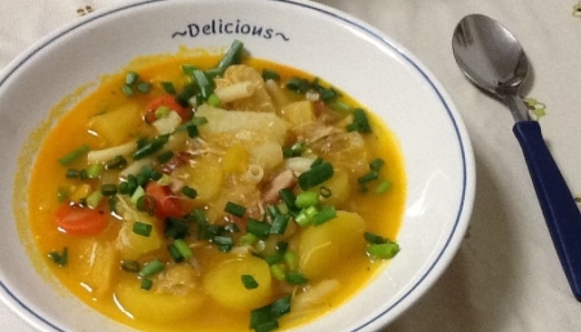 Sopa de Mandioquinha Salsa Sopa de Mandioquinha Salsa