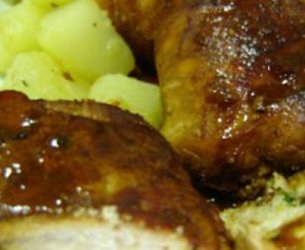 Peito de Frango com Presunto e Molho de Coco