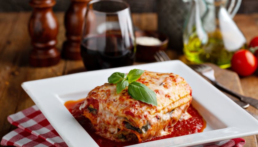 Lasanha de Palmito Lasanha de Palmito