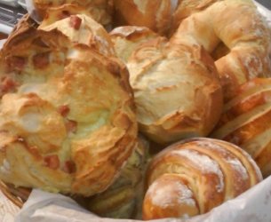 Pão italiano e recheado