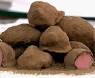 Trufas de Gelatina de Morango