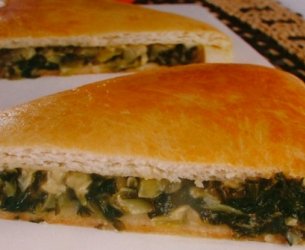 Calzone de Escarola com Bacon