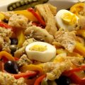 Salada de Bacalhau com Pimentões