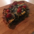 Quiche Vegetariana com Espinafres