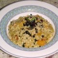 Risoto de Abóbora, Amêndoas e Trufas negras