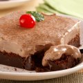 Torta cremosa de chocolate