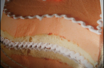 Torta gelada de tangerina