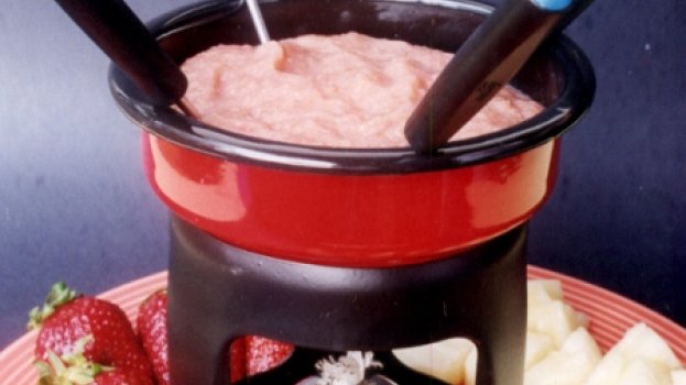 Fondue de morango light Fondue de morango light