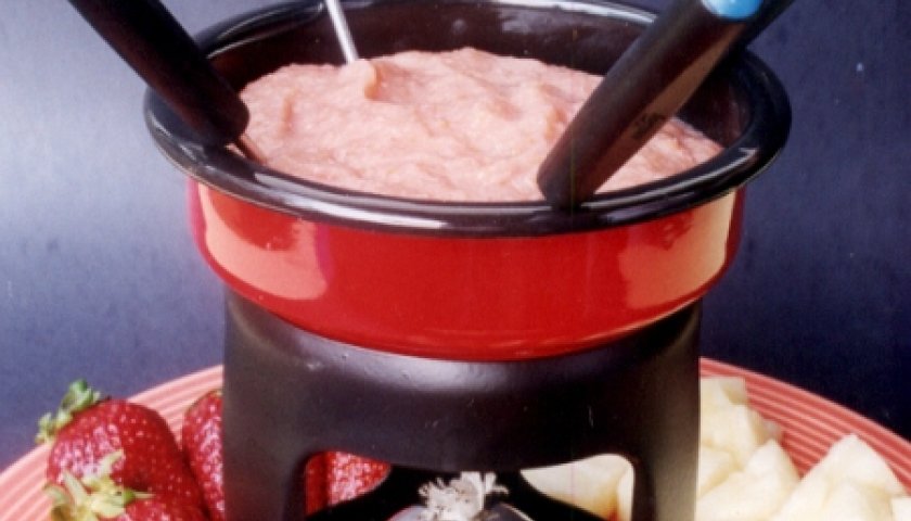 Fondue de Morango Light Fondue de Morango Light