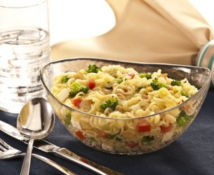 Macarrão Instantâneo com Brócolis e Queijo